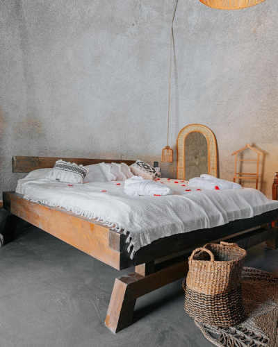 Solea-Minimal Ahşap Yatak Odası